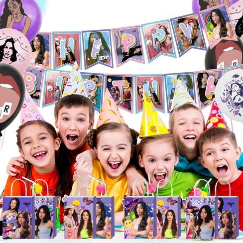 EKIH 12pcs Olivia Party Favor Gift Bags Goodie Bags with Handles for Rodrigo Birthday Party Decorations Supplies in Kuwait