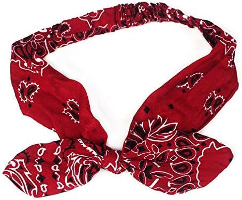 Women's 50's Costume Accessories Set Vintage Dot Skirt Scarf Headband Earrings Cat Eye Glasses in Saudi Arabia