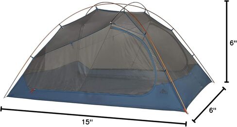 مأوى Kelty Dirt Motel لحقائب الظهر مع أقطاب DAC، خفيف الوزن من خلال المشي لمسافات طويلة وخيمة التخييم في، 2 دهليز قائم بذاته، 2024 in Kuwait