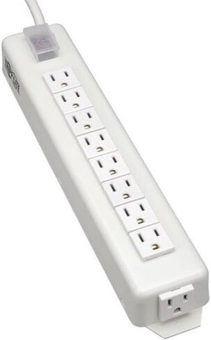 Tripp Lite 3 Outlet Home & Office Power Strip, 6ft Cord with 5-15P Plug (TLM306NC) in Saudi Arabia