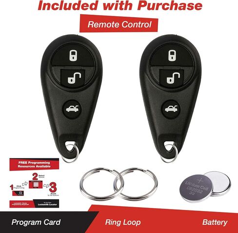 KeylessOption Remote Key Fob 3btn for Subaru (NHVWB1U711) in Saudi Arabia