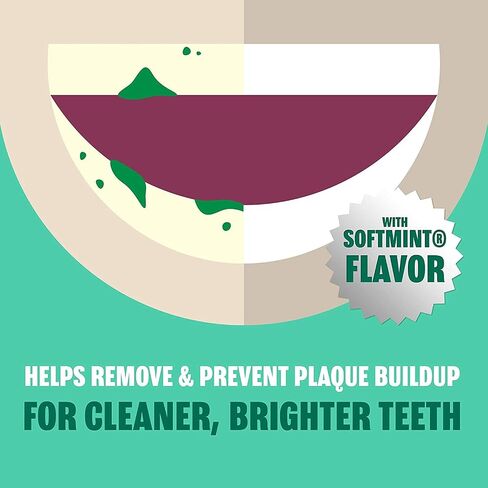 Plax Advanced Formula Anti-Plaque Dental Rinse-Soft Mint-24 oz (Pack of 5) by Plax in Saudi Arabia