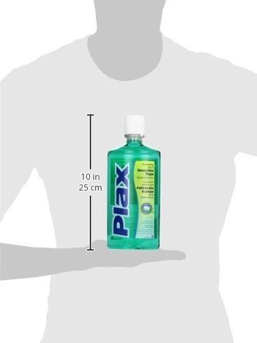 Plax Advanced Formula Anti-Plaque Dental Rinse-Soft Mint-24 oz (Pack of 5) by Plax in Saudi Arabia