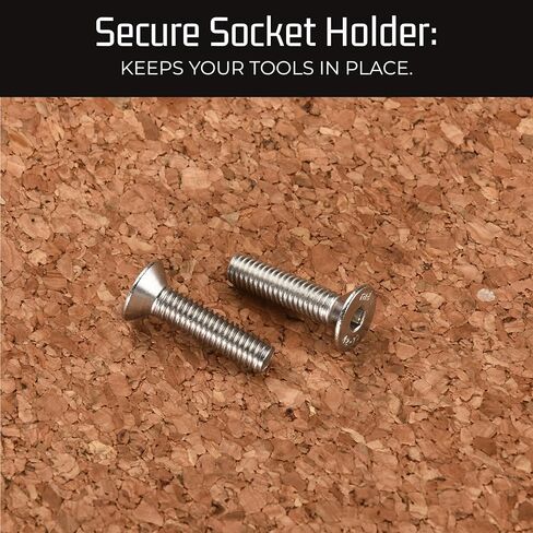 مسمار برأس غاطس بمقبس مسدس بقطارة DIN 7991 - A2 من الفولاذ المقاوم للصدأ - نقل عزم دوران عالٍ، لمسة نهائية من الفولاذ الطبيعي - خيط M6 × طول 25 مم - مجموعة من 50 قطعة in Kuwait