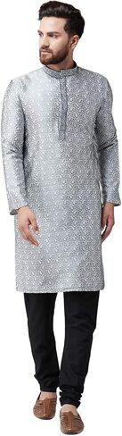Sojanya (Since 1958, Men's Silk Blend Only Long Kurta. in Kuwait
