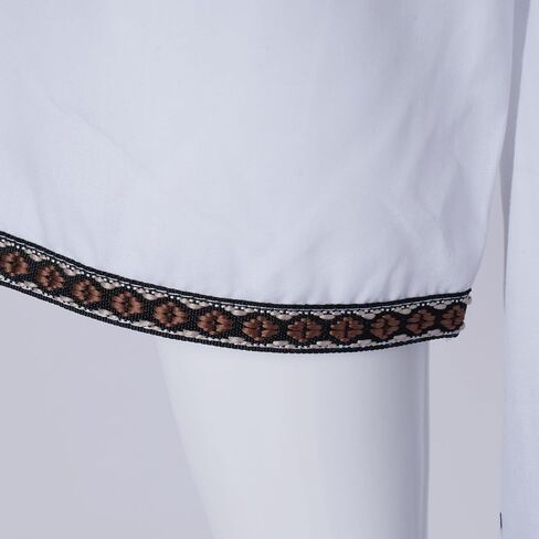 Mens Kaftan Thobe V-Neck Half Sleeve Muslim Robe Dubai Long Gown Saudi Arab Thobe Robes for Summer Beach in Kuwait