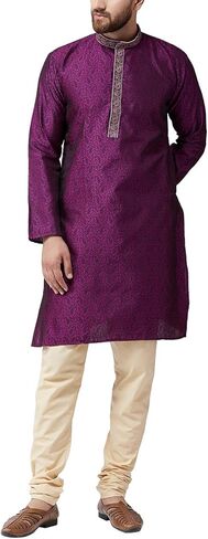 Sojanya (Since 1958, Men's Silk Blend Only Long Kurta. in Kuwait