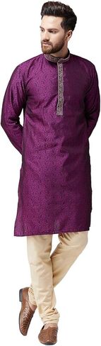 Sojanya (Since 1958, Men's Silk Blend Only Long Kurta. in Kuwait