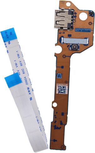 Deal4GO USB 2.0 Port Power Button Switch Board DA0G3HTB8D0 L72695-001 Replacement for HP 15-EC 15-EC1073DX 15-EC1010NR in Saudi Arabia