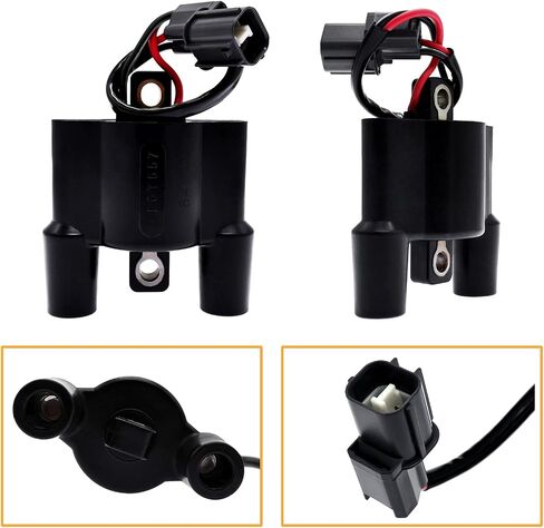 Ignition Coil F6T557 Compatible With Yamaha Kawasaki STX-12F STX-15F Ultra LX 250X 260X 300X 310X 310LX 310R 310X 2003-2017 in Saudi Arabia