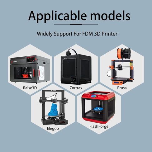 YXPOLYER ألياف الكربون ABS، خيوط ألياف الكربون ABS 1.75، خيوط ألياف الكربون ABS، خيوط طابعة ثلاثية الأبعاد هندسية ABS، بكرة 1 كجم، أسود in Kuwait