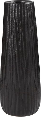 مزهرية سيراميك سوداء، مزهرية زهور، مزهرية سيراميك للزهور، مزهرية لغرفة الطعام، غرفة النوم، غرفة القراءة، ديكور المكتب - 2.7 بوصة طول × 1.8 بوصة عرض × 8.6 بوصة ارتفاع in Kuwait