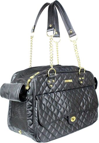 Parisian Pet Small Dog Carrier - Pet Carrier for Cats and Dog Carriers for Small Dogs - Dog Purse and Cat Carrier - Airline Approved Pet Carrier - Dog Travel Bag - Small Pet Carrier Handbag in Saudi Arabia