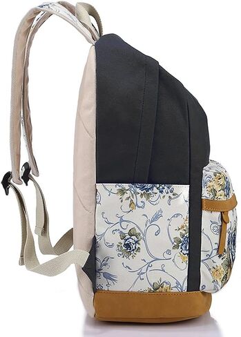 حقيبة ظهر مدرسية للفتيات المراهقات خفيفة الوزن من القماش وحقائب كتب للأطفال مع مجموعة صندوق الغداء in Kuwait