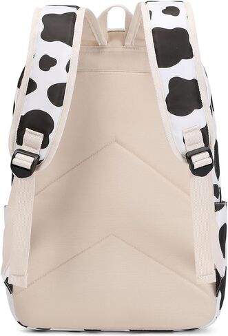 حقيبة ظهر مدرسية للفتيات المراهقات خفيفة الوزن من القماش وحقائب كتب للأطفال مع مجموعة صندوق الغداء in Kuwait