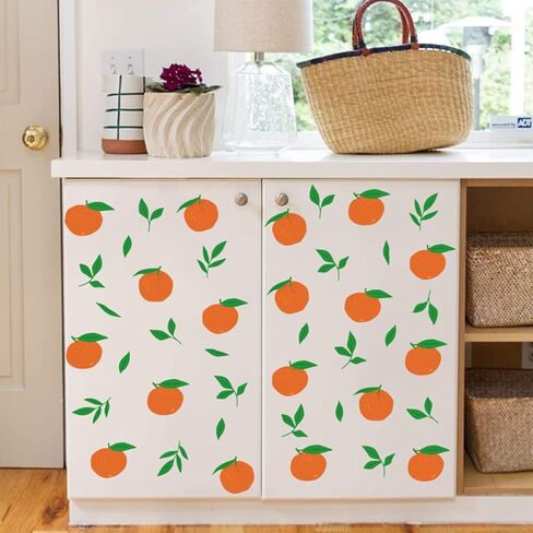 Bamsod Blueberry Wall Decals Removable Boho Wall Stickers Peel Stick Flower Fruit Wall Decals Fresh Fruit Wall Stickers for Baby Nursery Kids Bedroom Living Room Home Kitchen (Blueberry) in Saudi Arabia