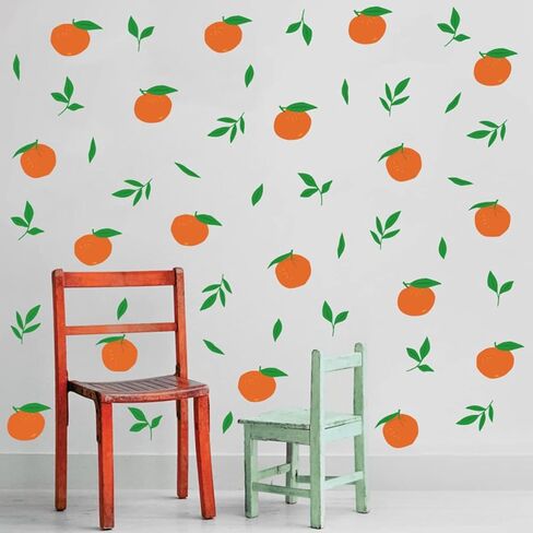 Bamsod Blueberry Wall Decals Removable Boho Wall Stickers Peel Stick Flower Fruit Wall Decals Fresh Fruit Wall Stickers for Baby Nursery Kids Bedroom Living Room Home Kitchen (Blueberry) in Saudi Arabia