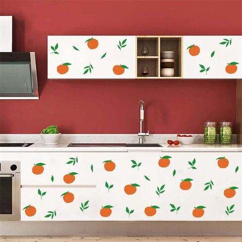 Bamsod Blueberry Wall Decals Removable Boho Wall Stickers Peel Stick Flower Fruit Wall Decals Fresh Fruit Wall Stickers for Baby Nursery Kids Bedroom Living Room Home Kitchen (Blueberry) in Saudi Arabia