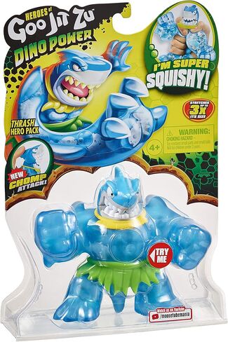 Heroes of Goo Jit Zu Dino Power, Action Figure - Verapz The Velociraptor, Multicolor (41092) in Saudi Arabia
