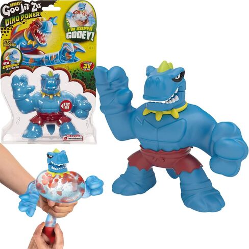 Heroes of Goo Jit Zu Dino Power, Action Figure - Verapz The Velociraptor, Multicolor (41092) in Saudi Arabia