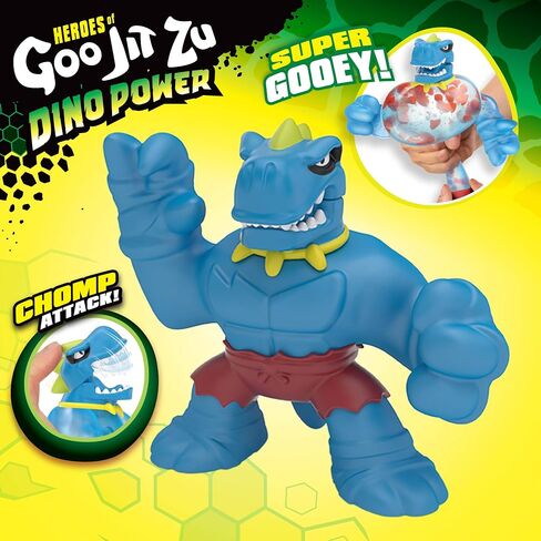 Heroes of Goo Jit Zu Dino Power, Action Figure - Verapz The Velociraptor, Multicolor (41092) in Saudi Arabia