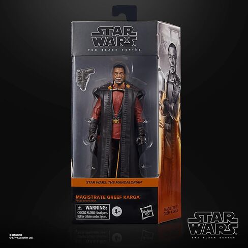 STAR WARS The Black Series Magistrate Greef Karga Toy 6-Inch-Scale The Mandalorian Collectible Action Figure Toys for Kids Ages 4 and Up in Saudi Arabia