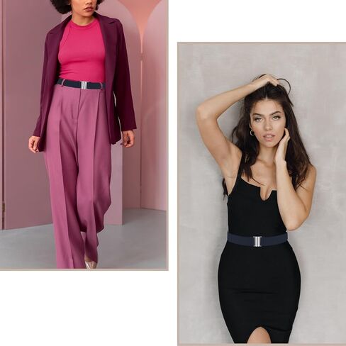 Giantree Invisible Women Adjustable Elastic Belt, Stretch Belt with Metal Flat Buckle Comfortable No Show Belt in Saudi Arabia