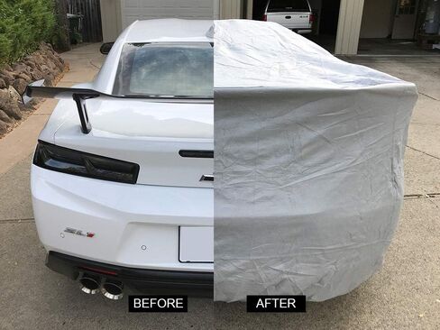 CarsCover مخصص يناسب 2017-2021 تشيفي كامارو كوبيه ZL1 1LE غطاء سيارة خلفي سبويلر لمدة 5 طبقات رمادي Ultrashield in Saudi Arabia