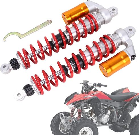 زوج قابل للتعديل 410 مم ممتص الصدمات الهوائي متوافق مع Honda Sportrax TRX400EX TRX 400 EX 1999-2008؛ TRX450ER TRX 450 ER 2006-2014; TRX450R TRX 450 R 2006-2012 ATV صدمة أمامية in Kuwait