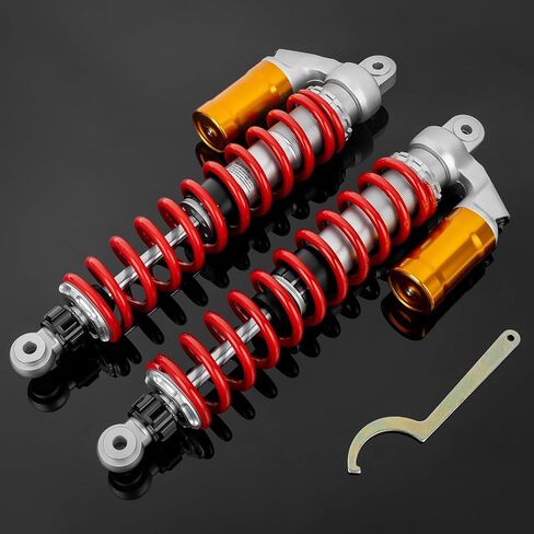زوج قابل للتعديل 410 مم ممتص الصدمات الهوائي متوافق مع Honda Sportrax TRX400EX TRX 400 EX 1999-2008؛ TRX450ER TRX 450 ER 2006-2014; TRX450R TRX 450 R 2006-2012 ATV صدمة أمامية in Kuwait