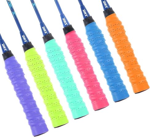 Pickleball Paddle Grip Tape, Professional Overgrip Wrap with Small Hole Anti-Slip Grip Tape Replacement Pickleball Grip Tape for Badminton Tennis Golf Bat- Moisture Wicking,Quick Dry in Saudi Arabia