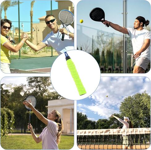 Pickleball Paddle Grip Tape, Professional Overgrip Wrap with Small Hole Anti-Slip Grip Tape Replacement Pickleball Grip Tape for Badminton Tennis Golf Bat- Moisture Wicking,Quick Dry in Saudi Arabia