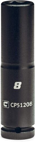 Capri Tools 4 mm Deep Impact Socket, 1/4-Inch Drive, 6-Point, Metric in Saudi Arabia