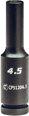 Capri Tools 4 mm Deep Impact Socket, 1/4-Inch Drive, 6-Point, Metric in Saudi Arabia