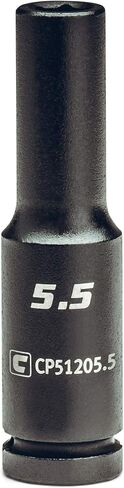 Capri Tools 4 mm Deep Impact Socket, 1/4-Inch Drive, 6-Point, Metric in Saudi Arabia