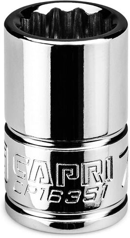 Capri Tools 1/2 in. Shallow Socket, 3/8 in. Drive, 12-point, SAE in Kuwait