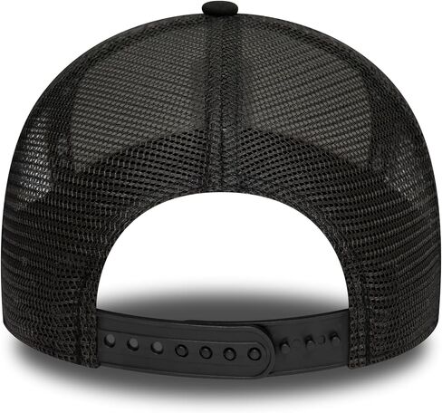 New Era Men's 9Forty Trucker Baseball Cap Hat Wordmark Tottenham Hotspur FC Black, BLACK, osz in Saudi Arabia