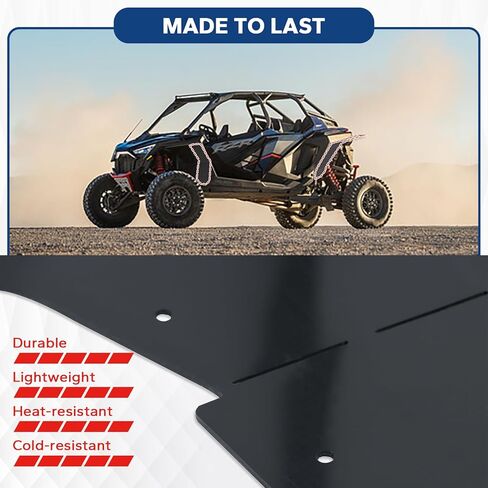 واقيات الطين الممتدة من ELITEWILL RZR PRO XP مناسبة لـ Polaris RZR Pro XP 2020+، RZR Turbo R RZR PRO R 2022+ ملحقات الحاجز الكبيرة واقيات الصخور in Kuwait