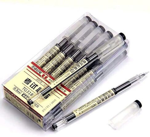sencoo 12 pack Gel Ink Red Pen Japanese Style Liquid 0.35mm Ultra Fine Ballpoint Pen for Office School Stationery Students Prize in Saudi Arabia