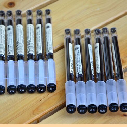 sencoo 12 pack Gel Ink Red Pen Japanese Style Liquid 0.35mm Ultra Fine Ballpoint Pen for Office School Stationery Students Prize in Saudi Arabia