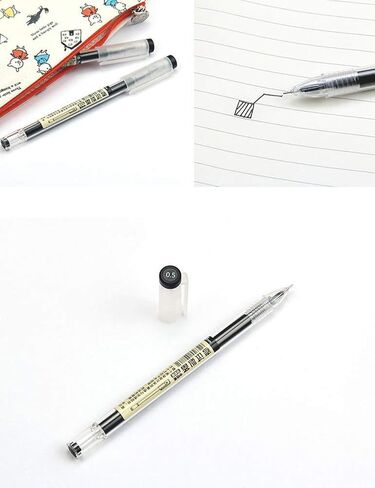 sencoo 12 pack Gel Ink Red Pen Japanese Style Liquid 0.35mm Ultra Fine Ballpoint Pen for Office School Stationery Students Prize in Saudi Arabia