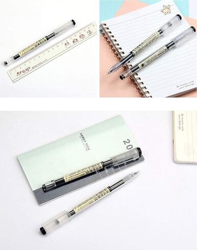 sencoo 12 pack Gel Ink Red Pen Japanese Style Liquid 0.35mm Ultra Fine Ballpoint Pen for Office School Stationery Students Prize in Saudi Arabia