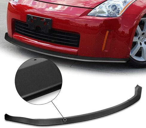 DNA MOTORING 2-PU-586-PCF Front Bumper Lip GT-Style Compatible with 16-18 Nissan Maxima,Painted Simulated Carbon Fiber in Kuwait