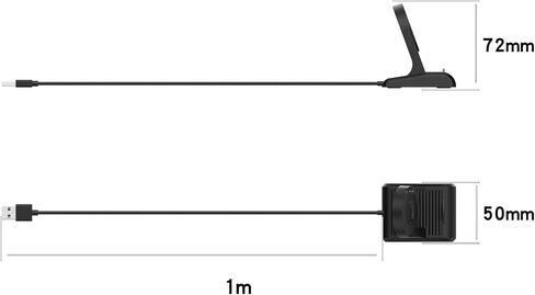 Chofit Charger Compatible with Ticwatch pro 3/Pro 3 lite Charging Dock, Replacement Charger Cable Stand Station with 3.3Ft Cord Accessories Cradle Base Holder for Ticwatch E3 Smartwatch in Saudi Arabia