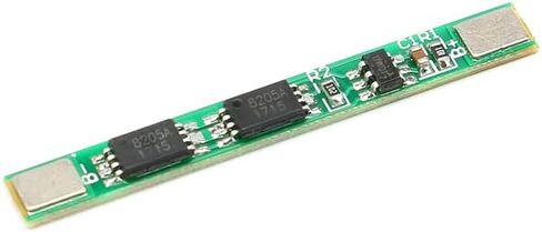 12Pcs 1S 3.7V 4A Lithium Battery Protection Board PCB BMS Protection Board for Li-ion Lithium Battery Cell Dual MOS in Saudi Arabia