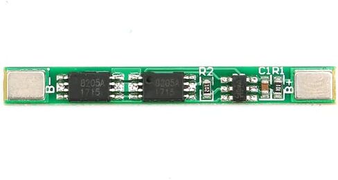 12Pcs 1S 3.7V 4A Lithium Battery Protection Board PCB BMS Protection Board for Li-ion Lithium Battery Cell Dual MOS in Saudi Arabia