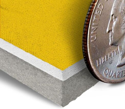 غطاء مقعد أمامي مخصص من Coverking مقاس 50/50 لموديلات مختارة من Toyota FJ Cruiser - النيوبرين (أصفر مع جوانب سوداء) in Kuwait