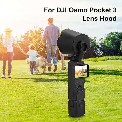 غطاء حماية لعدسة الكاميرا لـ DJI Osmo Pocket 3، غطاء حماية لعدسة ظلة من PULUZ لملحقات DJI Osmo Pocket 3 in Saudi Arabia