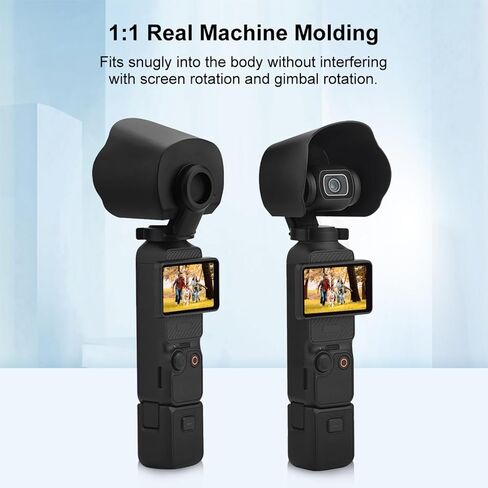 غطاء حماية لعدسة الكاميرا لـ DJI Osmo Pocket 3، غطاء حماية لعدسة ظلة من PULUZ لملحقات DJI Osmo Pocket 3 in Saudi Arabia