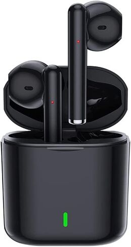 سماعات أذن لاسلكية، سماعات بلوتوث 5.3، سماعات أذن بخاصية إلغاء الضوضاء، سماعات أذن ستيريو ثلاثية الأبعاد داخل الأذن، ميكروفون مدمج IPX7، سماعات رياضية مضادة للماء لهواتف iPhone/Samsung/Android in Kuwait